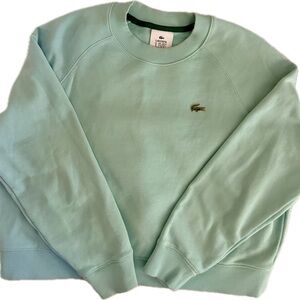 Lacoste Women's Mint Green Sweatshirt